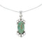 Sterling Silver Turquoise Southwestern Italian Snake Chain Necklace Set AX129065